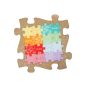 MUFFIK Puzzles in Puzzle ortopédiai szőnyeg – bézs