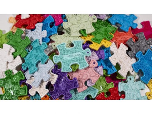 MUFFIK Puzzles in Puzzle ortopédiai szőnyeg – bézs