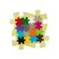   MUFFIK Puzzles in Puzzle ortopédiai szőnyeg – pasztell sárga
