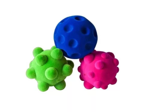 Rubbabu mini szenzoros mozgás fejlesztő labdák, 3 db-os MEGAFORM -