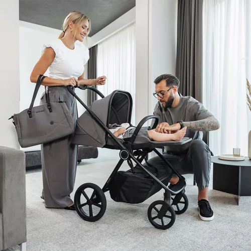 MUUVO Kombinált babakocsi Muuvo One 2 az 1-ben Negro