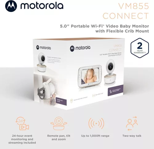 Motorola VM855 Connect kamerás babaőrző
