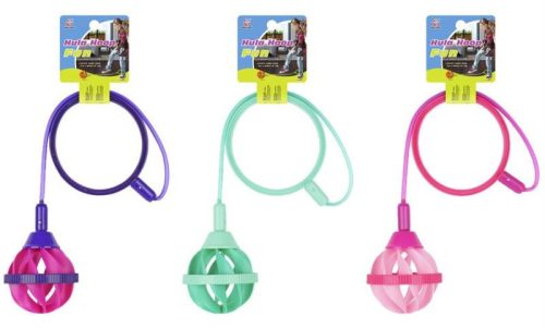 Hula hoop ugráló játék labdával, 3 féle színben Magni