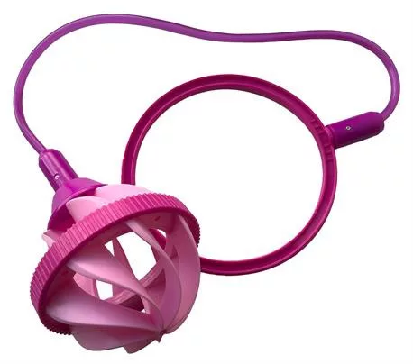 Hula hoop ugráló játék labdával, 3 féle színben Magni