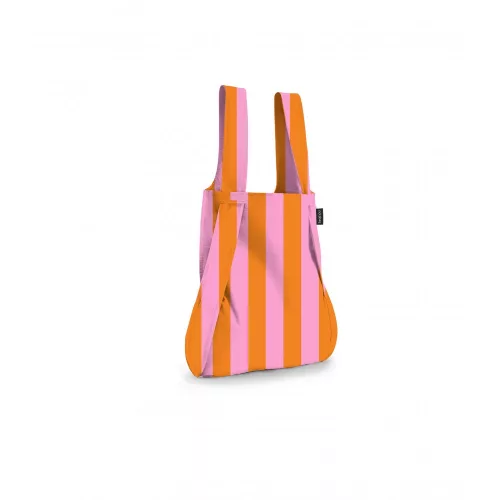 Notabag bevásárlótáska - Pink Stripes