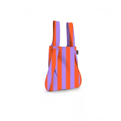 Notabag bevásárlótáska - Purple Stripes