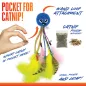   NERF CAT Macskajáték polip csörgőkkel és pálcával 30 cm