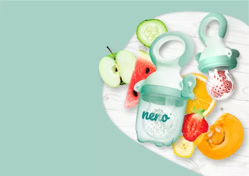 NENO Szilikon etető cumi Frutta