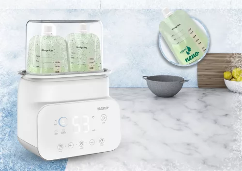 NENO Vita 5 az 1-ben cumisüveg sterilizáló és melegítő 2 cumisüveghez, kiolvasztás funkcióval