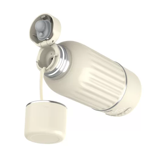 NENO Nevio vezeték nélküli tej-, víz- és italmelegítő öblítő funkcióval, 500 ml, 35–55 °C, USB-C