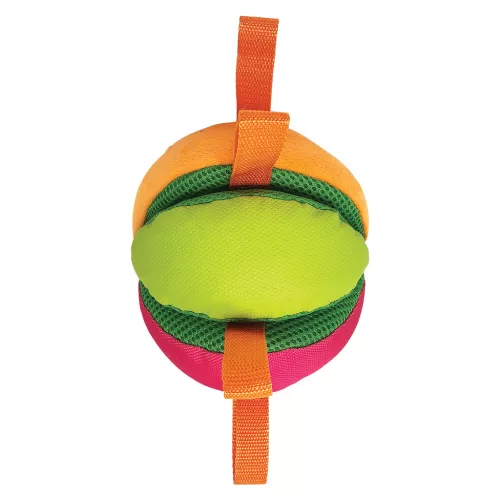 NERF DOG Plüss sípoló és ropogós labda kutyáknak 15 cm