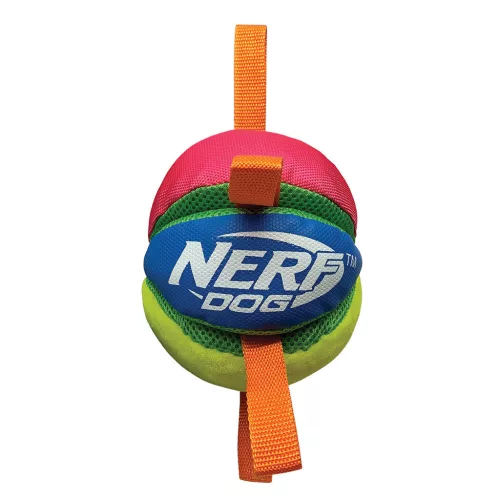 NERF DOG Plüss sípoló és ropogós labda kutyáknak 15 cm