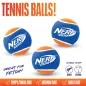   NERF DOG Játék kutyáknak 3 db teniszlabda sípoló nélkül nyomásálló dobozban 6,5 cm