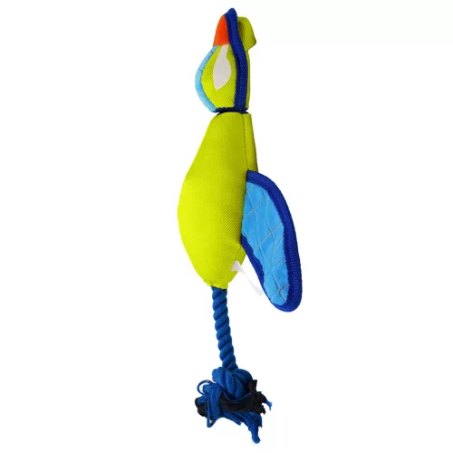 NERF DOG Játék kutyáknak Nylon plüss kacsa zörgő szárnyakkal dobálásra – 42 cm