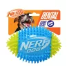 NERF DOG Sípoló focilabda tüskékkel kutyáknak, 15 cm