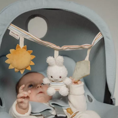 Little Dutch miffy babakocsi lánc- vintage csíkos