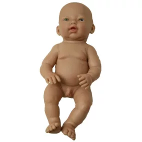   Nines Európai Baba - fiú, kopasz, fürdethető, 24,5 cm 24 hó+
