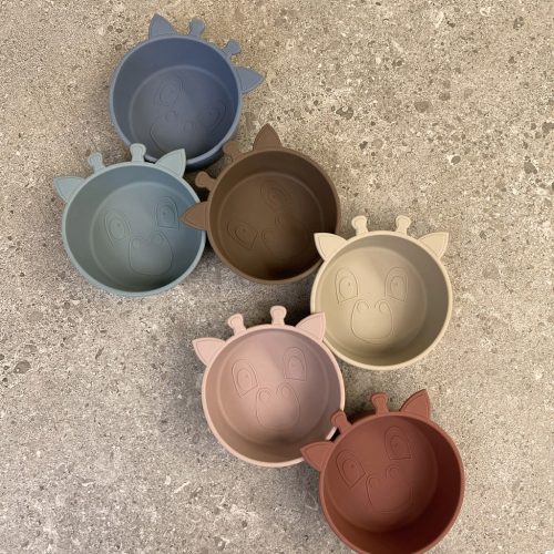 NUUROO szilikon mélytányér 2db- krém