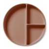 NUUROO Osztott szilikon tányér- Csokoládé
