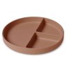NUUROO Osztott szilikon tányér- Csokoládé