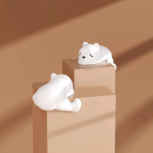 NUUROO Szilikon macis élvédő 4db-  fehér