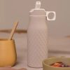 Nuuroo Isa szilikon ivópalack 400ml- Kavics