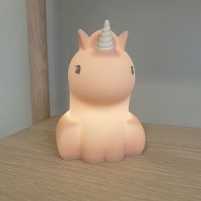 Nuuroo unikornis éjjeli lámpa rose