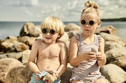 NUUROO Zaza szilikon fürdőjáték- natur maci