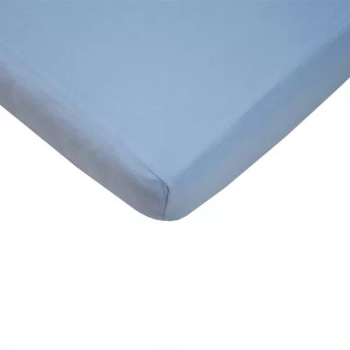 EKO Lepedő gumírozott jersey kék 120x60 cm