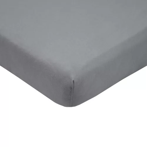 EKO Lepedő gumírozott jersey szürke 120x60 cm