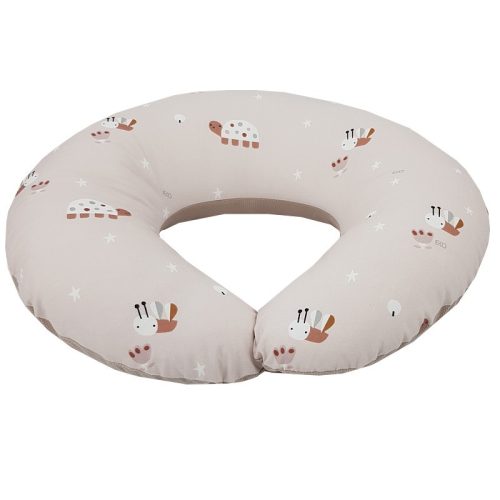 EKO Szoptatós párna kicsi VELVET Bees Beige 60x60 cm