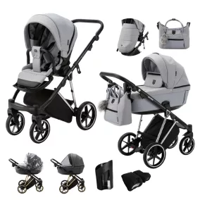   ADAMEX Kočík kombinovaný Belissa Special Edition Grey/Silver