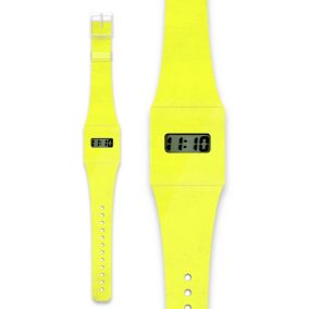 Djeco Papír karóra - YELLOW / NEON - Pappwatch