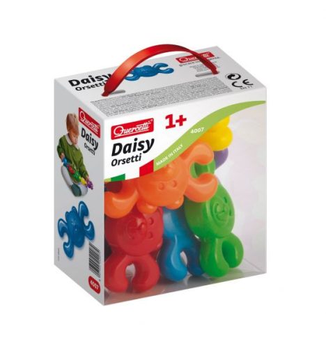 Quercetti Quercetti: Bébi pattintós játék - mackók 10 db-os 12 hó+