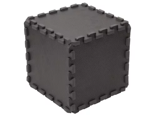 Puzzle habszivacs játszószőnyeg Cool Gray 90x90 cm