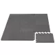 Puzzle habszivacs játszószőnyeg szegéllyel Cool Grey 92x122 cm