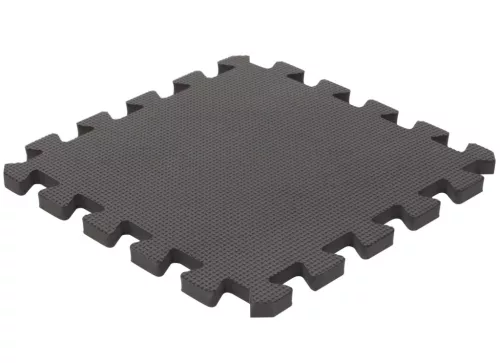 Puzzle habszivacs játszószőnyeg szegéllyel Cool Grey 92x92 cm