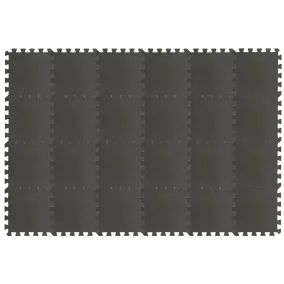 Puzzle habszivacs játszószőnyeg szett Cool Grey 180x120cm