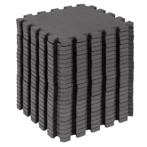 Puzzle habszivacs játszószőnyeg szett Cool Grey 180x120cm