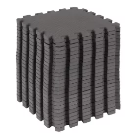 Puzzle habszivacs játszószőnyeg szett Cool Grey 150x150cm