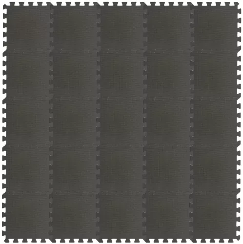 Puzzle habszivacs játszószőnyeg szett Cool Grey 150x150cm