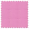 Puzzle habszivacs játszószőnyeg Pink 90x90 cm