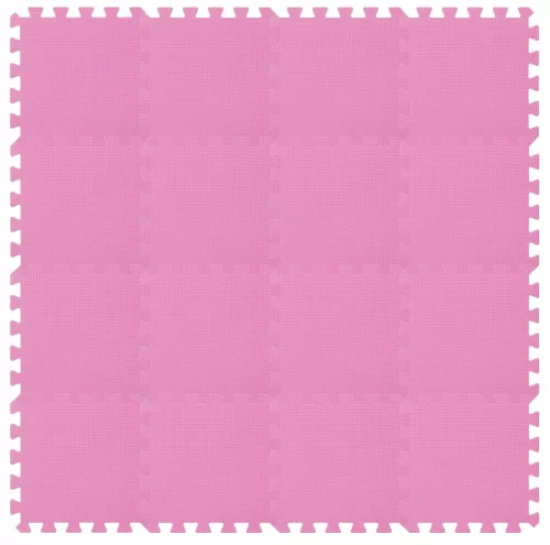Puzzle habszivacs játszószőnyeg Pink 120x120cm