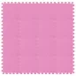 Puzzle habszivacs játszószőnyeg Pink 120x120cm