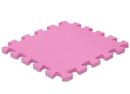Puzzle habszivacs játszószőnyeg Pink 120x120cm