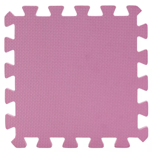 Puzzle habszivacs játszószőnyeg szett Pink 180x120cm