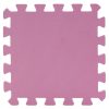 Puzzle habszivacs játszószőnyeg Pink 90x90 cm