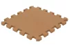 Puzzle habszivacs játszószőnyeg szegéllyel Brown 92x92 cm