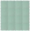 Puzzle habszivacs játszószőnyeg Light Green 120x120cm