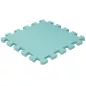  Puzzle habszivacs játszószőnyeg szegéllyel Light Green 92x122 cm